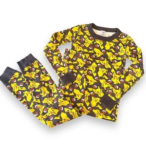 🎁 Hanna Andersson Pokémon Pajama Set Size 120 6-7 EUC 🎁